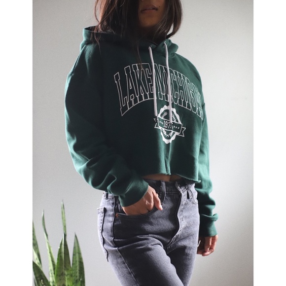 Garage Tops - GARAGE crop hoodie
